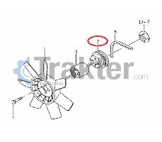 POLEA DEL VENTILADOR DEL RADIADOR ORIGINAL ISEKI 6213-641-022-20
