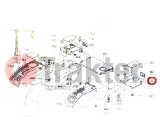 FENDER COVER PLASTIC LEFT ORIGINAL KUBOTA 67950-52210