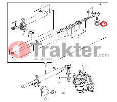 SPURSTANGENKOPF-MANSCHETTE SERVOLENKUNG GROSSES LOCH 38mm KLEINES LOCH 18mm