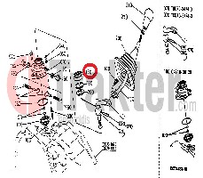 GANGWAHLHEBEL MANSCHETTE AUSSEN ORIGINAL KUBOTA t0070-24870 t0070-24872