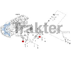 COVER MAIN SPEED CHANGE GEAR SHIFT ORIGINAL ISEKI 1544-215-016-00