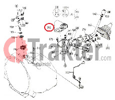 CUFFIA LEVA CAMBIO ORIGINAL KUBOTA 34070-24870