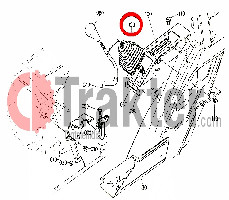 GANGWAHLHEBEL MANSCHETTE ORIGINAL KUBOTA t0070-47150