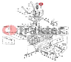CUFFIA LEVA CAMBIO ORIGINAL KUBOTA 66591-18420 66591-18421