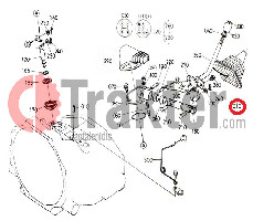 COVER MAIN SPEED CHANGE GEAR SHIFT PTO ORIGINAL KUBOTA 34070-43370