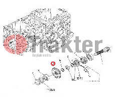 GEAR 13-32 TEETH REAR COIL 67311-14630 OEM