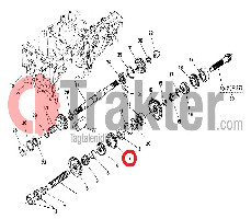 ZAHNRAD 17Z ORIGINAL KUBOTA 66704-14270 66704-14272 66704-14273