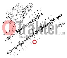 ZAHNRAD 17Z ORIGINAL KUBOTA 66704-14270 66704-14272 66704-14273