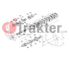INGRANAGGIO ASSE 23D BI SPEED ORIGINAL KUBOTA 34070-15190