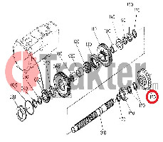ZAHNRAD 23 ZÄHNE ORIGINAL KUBOTA 31351-25170