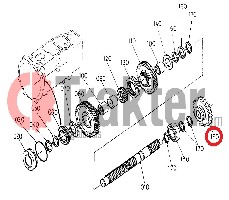 INGRANAGGIO 23 ORIGINAL KUBOTA 31351-25170