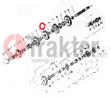 ZAHNRAD 2. GANG GETRIEBE 41 ZÄHNE 38240-21820 OEM