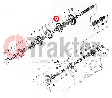 GEAR 2nd SPEED GEARBOX 42 TEETH 38240-21730 OEM