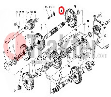 INGRANAGGIO SECONDO ALBERO CAMBIO MARCIA 45 DENTI 37150-21732 OEM