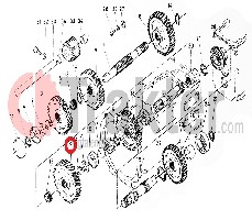 INGRANAGGIO ALBERO SECONDO CAMBIO 45 DENTI 37150-21741 OEM
