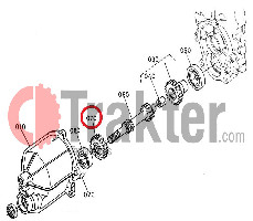 ZAHNRAD 2. GETRIEBEWELLE 22 ZÄHNE ORIGINAL KUBOTA 37410-75520