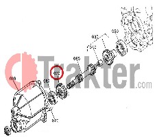 INGRANAGGIO CAMBIO ASSE 2a 22 DENTI ORIGINAL KUBOTA 37410-75520