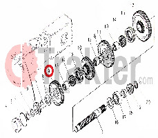 ENGRANAJE DE 3ERA VELOCIDAD 40 DIENTES 31341-21710 OEM