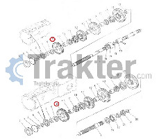 INGRANAGGIO 40 DENTI DI SECONDA DI MANO ORIGINAL KUBOTA 31341-21710