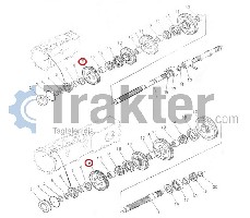 INGRANAGGIO 40 DENTI DI SECONDA DI MANO ORIGINAL KUBOTA 31341-21710