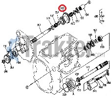 INGRANAGGIO 4X4 DOPPIO 20 & 26 DENTI ORIGINAL KUBOTA 34070-15120