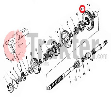 ZAHNRAD PTO-WELLE 45 ZÄHNE 31351-21740 h3130-21740 OEM