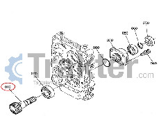 EJE DE ENGRANAJE PARA CAJA DE CAMBIOS 19T 6A671-13510 OEM