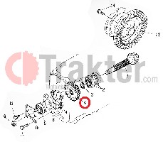 INGRANAGGIO DOPPIO LENTO 23-44 DENTI 38240-21950 OEM