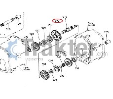 INGRANAGGIO DOPPIO CAMBIO 33-20 DENTI ORIGINAL KUBOTA 37410-14573 37410-14570