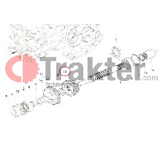 DOPPELZAHNRAD GETRIEBE MIT KUPPLUNG 13Z & 17Z ORIGINAL KUBOTA 67711-14350 67711-14332