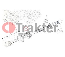 INGRANAGGIO DOPPIO CAMBIO SNODO 13 & 17 DENTI ORIGINAL KUBOTA 67711-14350 67711-14332