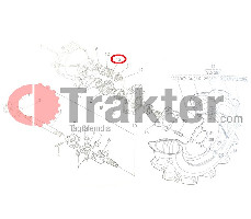 GEAR FRONT DIFFERENTIAL 12 TEETH ORIGINAL KUBOTA 66591-56760 66591-56764