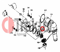 INGRANAGGIO ALBERO RUOTA 11 DENTI ORIGINAL KUBOTA 37410-57130
