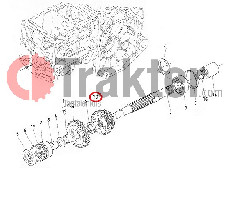 ZAHNRAD MIT KUPPLUNG 13-17 Z ORIGINAL KUBOTA 67211-14350