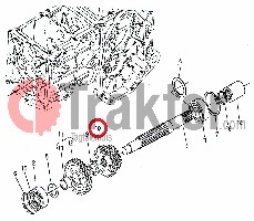 ZAHNRAD MIT KUPPLUNG 13-17 Z ORIGINAL KUBOTA 67311-14320