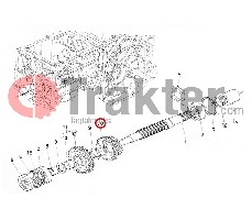 ZAHNRAD MIT KUPPLUNG 13-17 Z 67211-14350 OEM