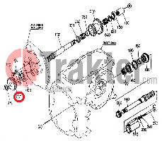 ZAHNRAD PTO 22Z ORIGINAL KUBOTA 34070-23610 34070-23612