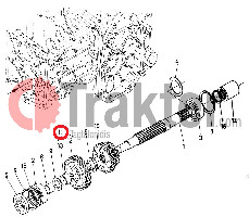 ZAHNRAD (FREI) GETRIEBE 29 ZÄHNE ORIGINAL KUBOTA 66704-14400 66704-14410