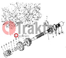 ZAHNRAD (FREI) GETRIEBE 29 ZÄHNE ORIGINAL KUBOTA 66704-14400 66704-14410