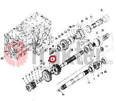 INGRANAGGIO CAMBIO 13-17 DENTI CON FEET ORIGINAL KUBOTA 66704-14852 66704-14850