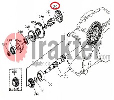 INGRANAGGIO CAMBIO 25 DENTI ORIGINAL KUBOTA 37410-15160