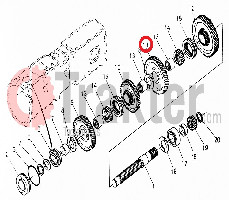 INGRANAGGIO CAMBIO SECONDA MARCIA 1o ALBERO 42 ΤΕΕΤΗ 31351-21730 OEM