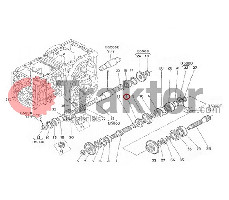ZAHNRAD GETRIEBE 2. GETRIEBEWELLE 13-16 Z 67211-14251 OEM