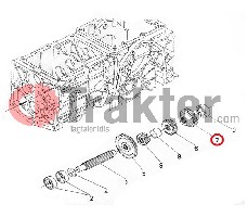 INGRANAGGIO CAMBIO ASSE 2a 15 DENTI