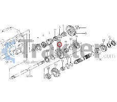 INGRANAGGIO CAMBIO ASSE 2a 35 DENTI ORIGINAL ISEKI 1560-243-012-30