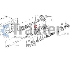 ZAHNRAD GETRIEBE 2. GETRIEBEWELLE 35 Z ORIGINAL ISEKI 1560-243-012-30