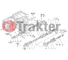 INGRANAGGIO ALBERO SECONDARIO DEL CAMBIO SECONDO 36 DENTI 66621-14321 OEM
