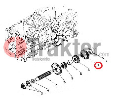 ENGRANAJE DE CAJA DE CAMBIOS 2DO EJE 15 DIENTES 67211-14260 OEM