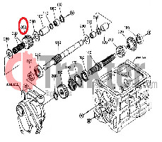 ZAHNRAD GETRIEBE GETRIEBEWELLE 16-19 ZÄHNE ORIGINAL KUBOTA 67980-14160 67980-14162