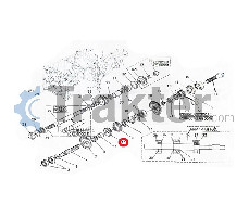 GEAR GEARBOX 2ND SHAFT 15 TEETH CONICAL ORIGINAL KUBOTA 66611-14250 66611-14252